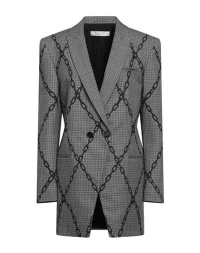 Philosophy Di Lorenzo Serafini Woman Blazer Grey Size 8 Wool