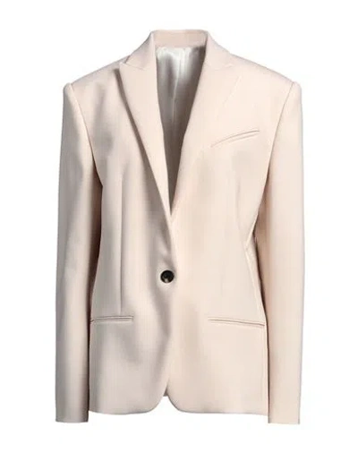 Philosophy Di Lorenzo Serafini Woman Blazer Light Pink Size 6 Polyester, Wool, Elastane