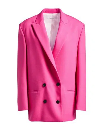 Philosophy Di Lorenzo Serafini Woman Blazer Magenta Size 0 Viscose, Cotton