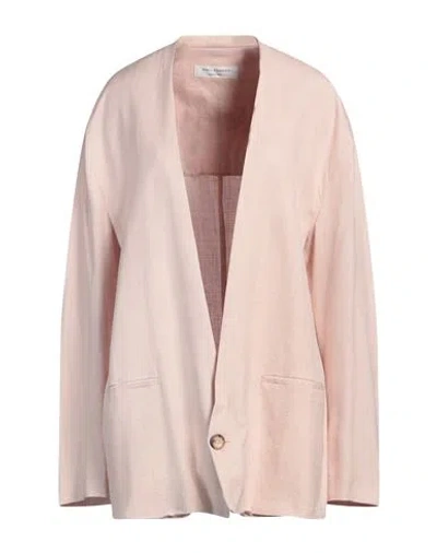 Philosophy Di Lorenzo Serafini Woman Jacket Light Pink Size 4 Viscose, Linen