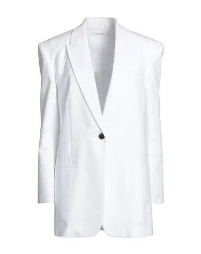 Philosophy Di Lorenzo Serafini Woman Blazer White Size 4 Cotton
