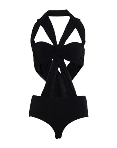 Philosophy Di Lorenzo Serafini Woman Bodysuit Black Size 6 Polyamide