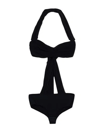 Philosophy Di Lorenzo Serafini Woman Bodysuit Black Size 8 Polyamide