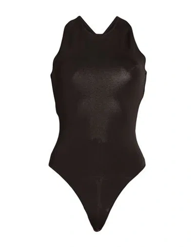 Philosophy Di Lorenzo Serafini Woman Bodysuit Dark Brown Size 8 Viscose