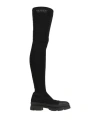 Philosophy Di Lorenzo Serafini Woman Boot Black Size 9 Textile Fibers, Soft Leather In Black