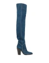 Philosophy Di Lorenzo Serafini Woman Boot Blue Size 10 Leather In Blue