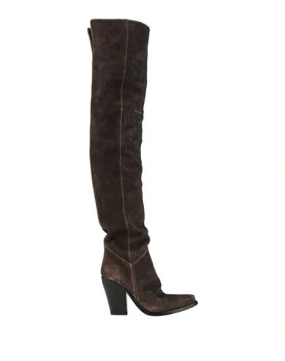Philosophy Di Lorenzo Serafini Woman Boot Dark Brown Size 10 Leather