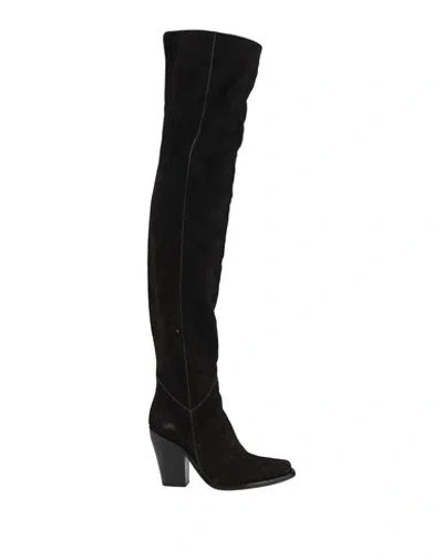 Philosophy Di Lorenzo Serafini Woman Boot Dark Brown Size 8 Leather