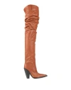 Philosophy Di Lorenzo Serafini Woman Boot Tan Size 10 Leather In Brown