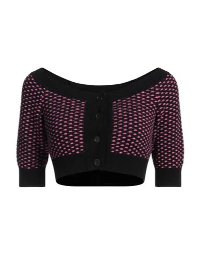 Philosophy Di Lorenzo Serafini Woman Cardigan Black Size 6 Viscose, Polyester