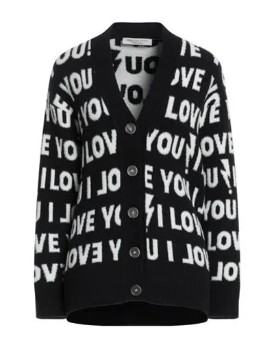 Philosophy Di Lorenzo Serafini Woman Cardigan Black Size 6 Polyamide, Elastane