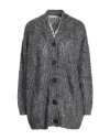 Philosophy Di Lorenzo Serafini Woman Cardigan Grey Size 0 Polyamide, Mohair Wool, Wool In Grey