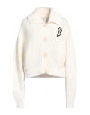 Philosophy Di Lorenzo Serafini Woman Cardigan Ivory Size 4 Virgin Wool, Cashmere, Acrylic, Wool In White