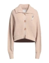 Philosophy Di Lorenzo Serafini Woman Cardigan Sand Size 6 Virgin Wool, Cashmere, Acrylic, Wool In Beige