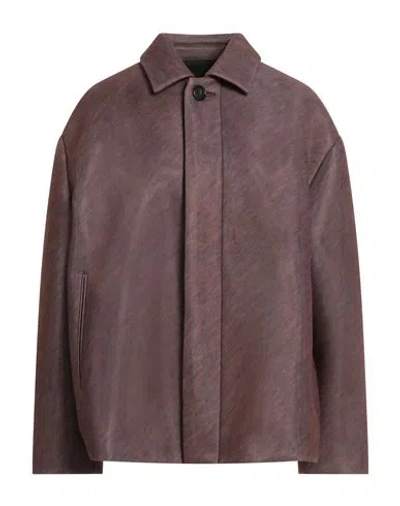 Philosophy Di Lorenzo Serafini Woman Coat Brown Size S Polyester, Elastane