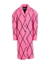 Philosophy Di Lorenzo Serafini Woman Coat Fuchsia Size M Virgin Wool In Pink