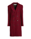 Philosophy Di Lorenzo Serafini Woman Coat Red Size 4 Acrylic, Wool, Polyester In Red