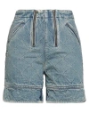 Philosophy Di Lorenzo Serafini Woman Denim Shorts Blue Size 4 Cotton