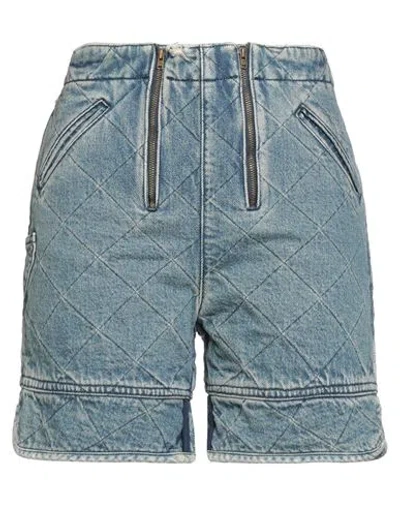 Philosophy Di Lorenzo Serafini Woman Denim Shorts Blue Size 4 Cotton