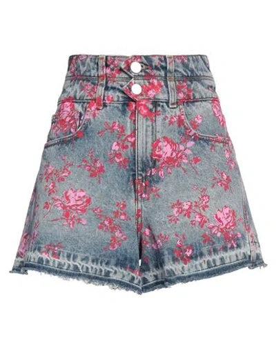 Philosophy Di Lorenzo Serafini Woman Denim Shorts Blue Size 6 Cotton