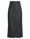 Philosophy Di Lorenzo Serafini Woman Denim Skirt Blue Size 4 Cotton In Black