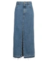 Philosophy Di Lorenzo Serafini Denim Maxi Skirt In Blue