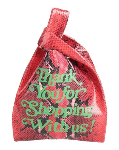 Philosophy Di Lorenzo Serafini Woman Handbag Red Size - Calfskin