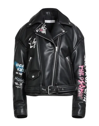 Philosophy Di Lorenzo Serafini Woman Jacket Black Size M Polyester