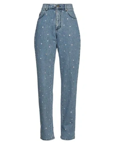 Philosophy Di Lorenzo Serafini Woman Jeans Blue Size 8 Cotton