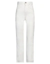 Philosophy Di Lorenzo Serafini Woman Jeans White Size 2 Cotton, Elastane