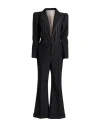 Philosophy Di Lorenzo Serafini Woman Jumpsuit Black Size 4 Virgin Wool, Polyester In Black