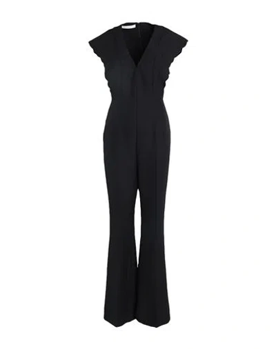 PHILOSOPHY DI LORENZO SERAFINI PHILOSOPHY DI LORENZO SERAFINI WOMAN JUMPSUIT BLACK SIZE 10 POLYESTER
