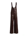 Philosophy Di Lorenzo Serafini Woman Jumpsuit Chocolate Brown Size M Polyester, Polyurethane Resin In Brown