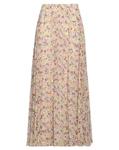 Philosophy Di Lorenzo Serafini Woman Long Skirt Cream Size 4 Polyester In White