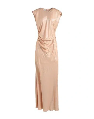 Philosophy Di Lorenzo Serafini Woman Maxi Dress Beige Size 10 Polyester