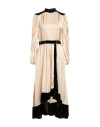Philosophy Di Lorenzo Serafini Woman Maxi Dress Beige Size 4 Polyester, Viscose, Silk In Pink