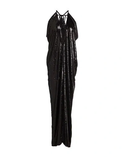 Philosophy Di Lorenzo Serafini Woman Maxi Dress Black Size 10 Polyester, Polyamide