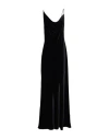 Philosophy Di Lorenzo Serafini Cowl-neck Velvet Long Dress In Black