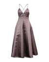 Philosophy Di Lorenzo Serafini Satin Flared Sleeveless Maxi Dress In Yellow