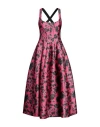 Philosophy Di Lorenzo Serafini Woman Mini Dress Fuchsia Size 6 Polyester In Pink