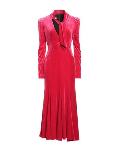 Philosophy Di Lorenzo Serafini Woman Maxi Dress Garnet Size 6 Polyester, Elastane