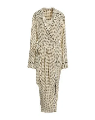 Philosophy Di Lorenzo Serafini Woman Maxi Dress Light Yellow Size 10 Viscose