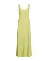 Philosophy Di Lorenzo Serafini Woman Maxi Dress Lime Green Size 8 Viscose, Elastane In Green