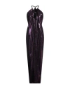 Philosophy Di Lorenzo Serafini Woman Maxi Dress Plum Size 8 Polyester, Polyamide In Purple