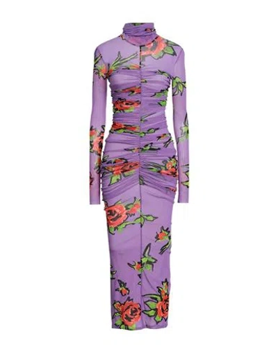 Philosophy Di Lorenzo Serafini Woman Maxi Dress Purple Size 8 Polyamide
