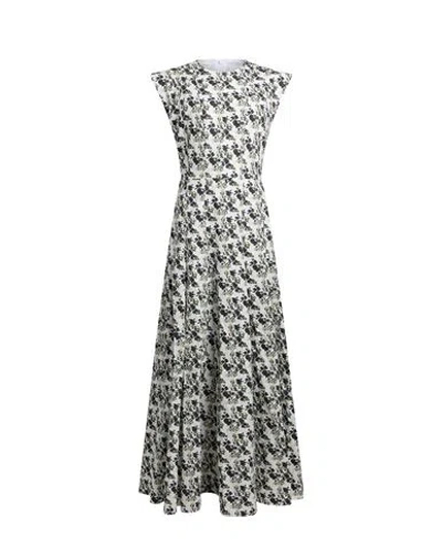 Philosophy Di Lorenzo Serafini Woman Maxi Dress White Size 6 Cotton In Multi