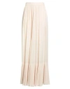 Philosophy Di Lorenzo Serafini Woman Maxi Skirt Beige Size 12 Polyester In Neutral