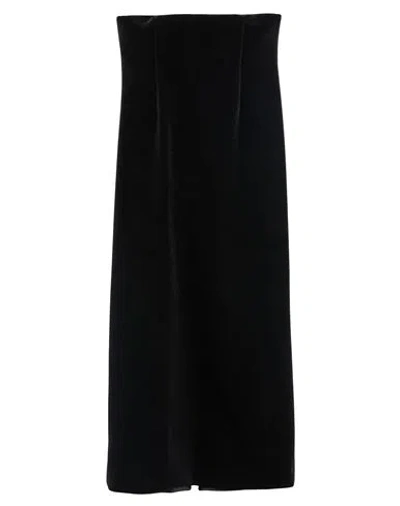 Philosophy Di Lorenzo Serafini Woman Maxi Skirt Black Size 2 Polyester, Elastane, Polyamide