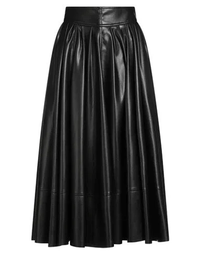 Philosophy Di Lorenzo Serafini Woman Maxi Skirt Black Size 6 Polyester