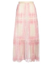 Philosophy Di Lorenzo Serafini Floral-print Silk Maxi Skirt In Pink